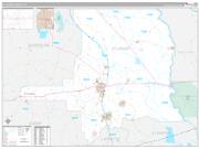 St. LandryParish (County), LA Wall Map Premium Style 2023